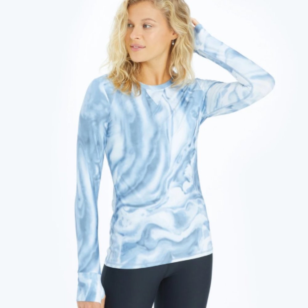New without tags. Long sleeve pullover in beautiful cloud pattern